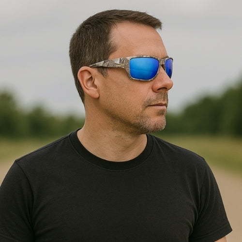 Polarized Outdoor Sports Sunglasses – Camouflage Cycling, Driving, Fishing, and Running Goggles with UV400 Protection