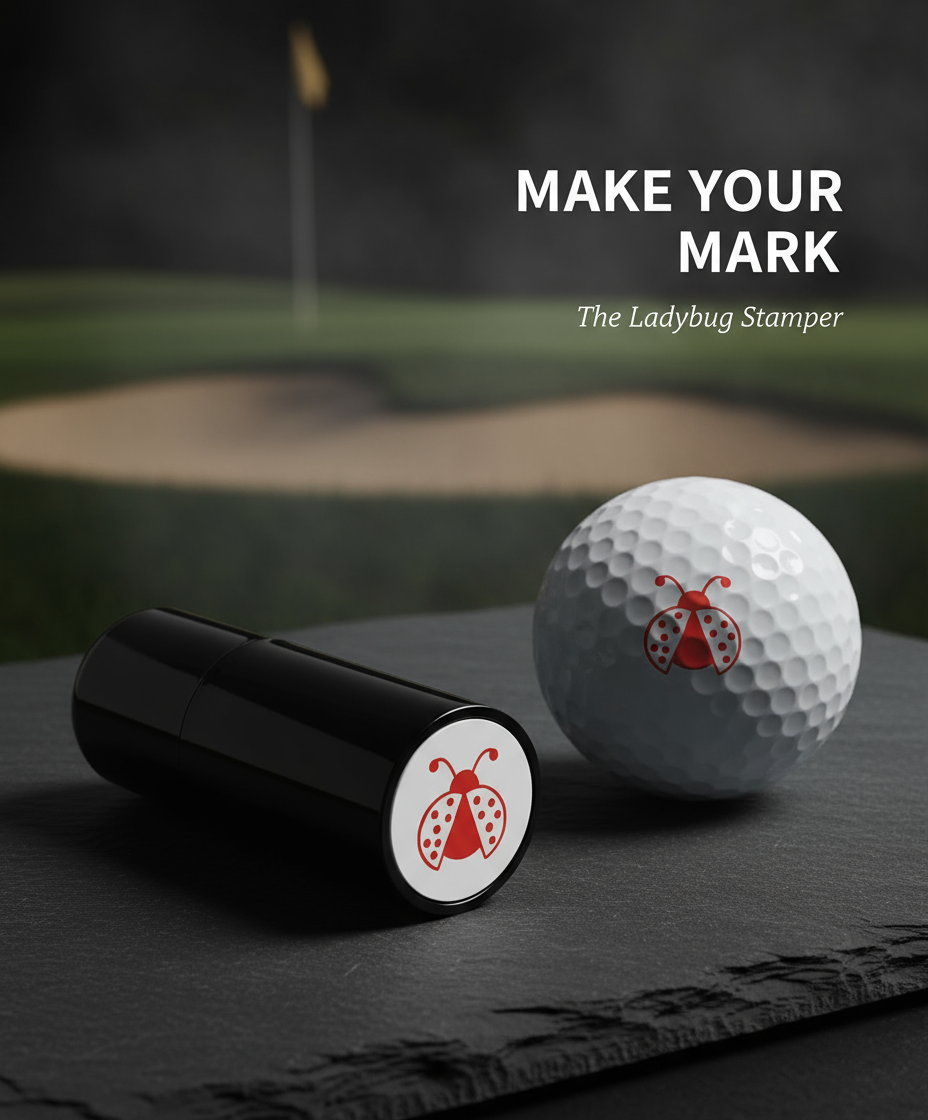 Quick-Dry Golf Ball Stamper