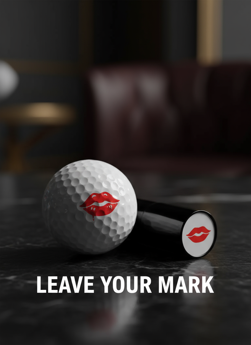 Quick-Dry Golf Ball Stamper