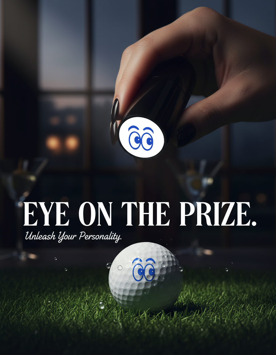 Quick-Dry Golf Ball Stamper